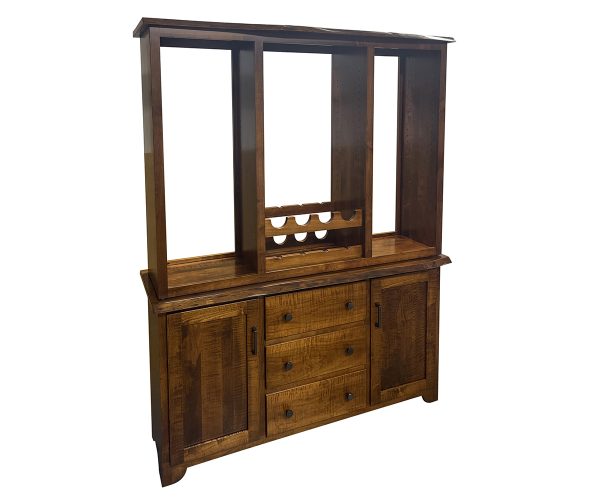 Brown Maple Room Divider Buffet