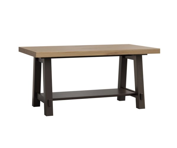 Barkman McKinley Coffee Table in Rustic White Oak and Maple
