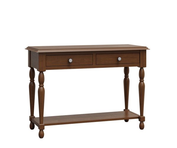 Shelby Console Table in Brown Maple
